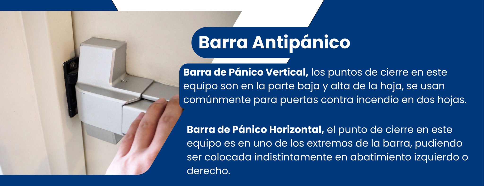 Barra antipánico INTEO