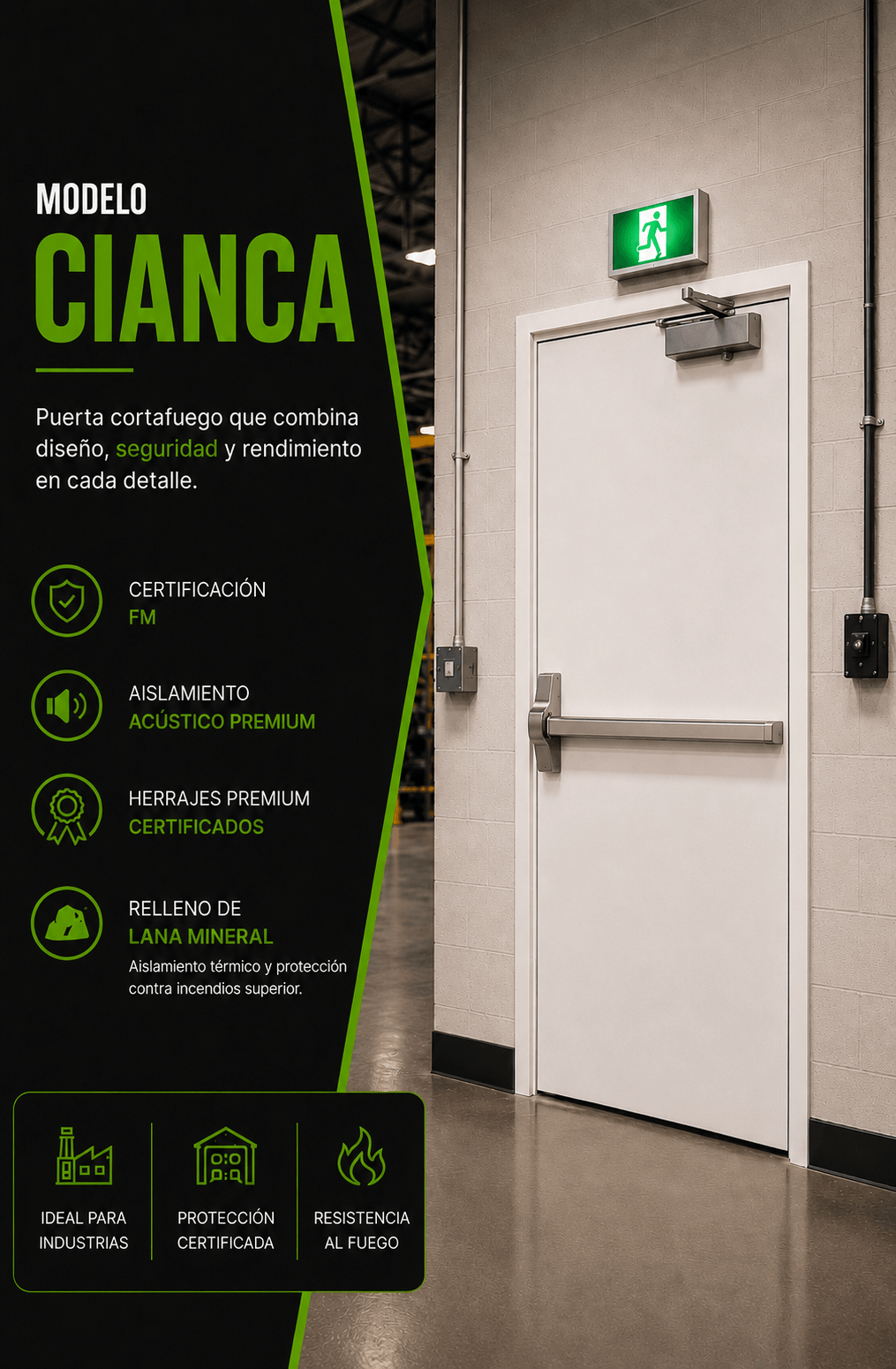 puerta certificada fm