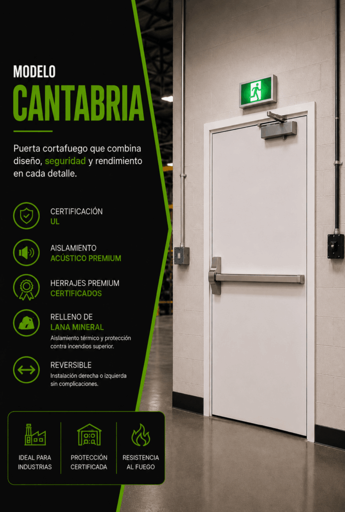 puerta para incendiios