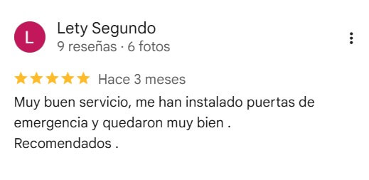 puertas contrafuego confiables