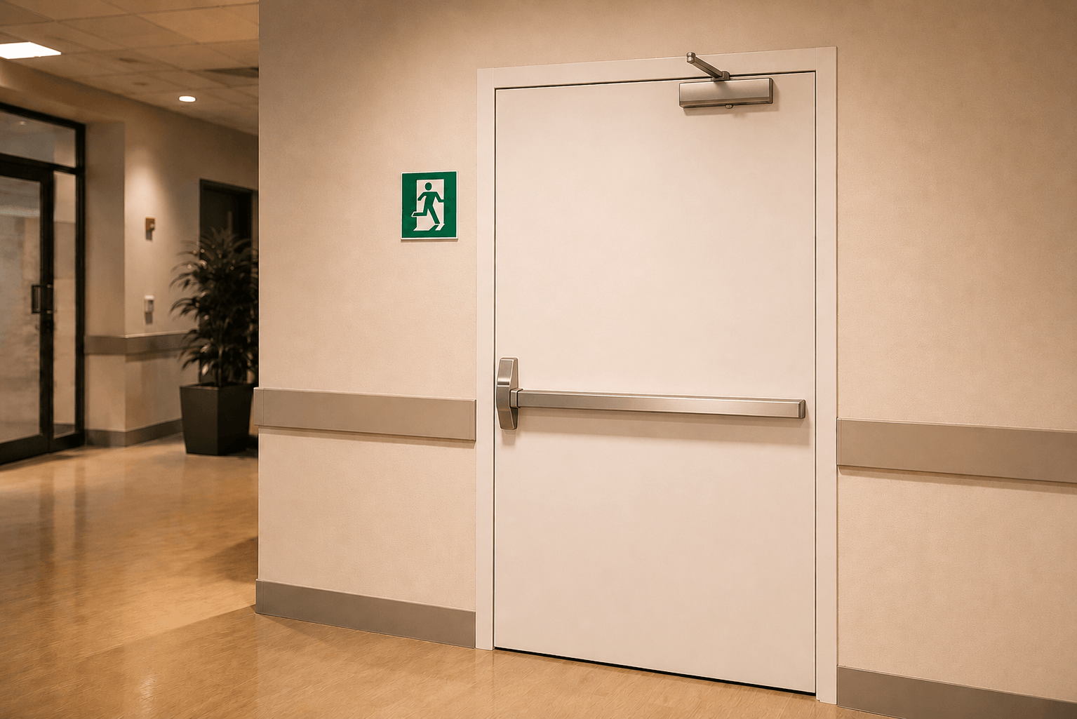 salida de emergencia elegante.